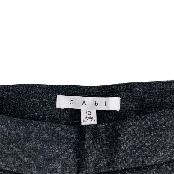 Cabi Womens Dark Gray Pants Size 10 Rayon Blend Straight-Leg - Picture 2 of 8